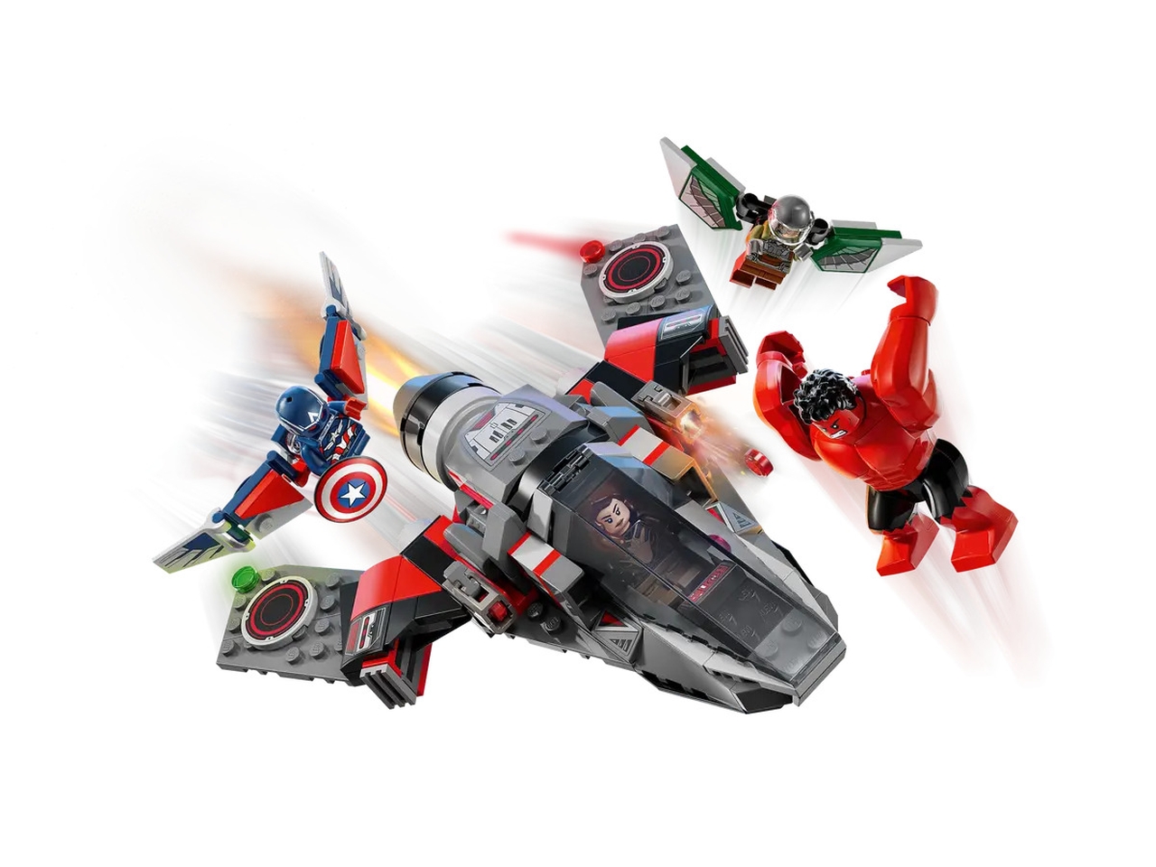 LEGO MARVEL BATT.CAPTAIN AM.VS HULK ROSSO76292