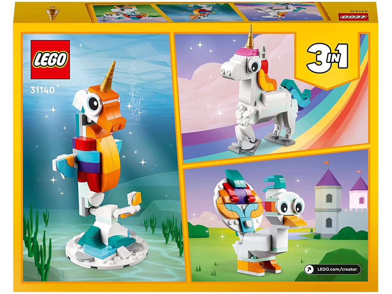 LEGO CREATOR UNICORNO MAGICO 31140
