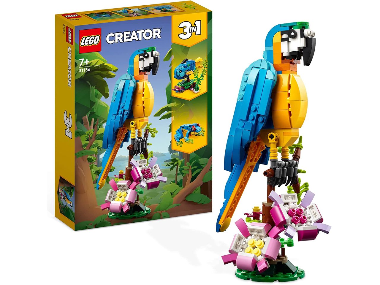 LEGO CREATOR PAPPAGALLO ESOTICO 31136