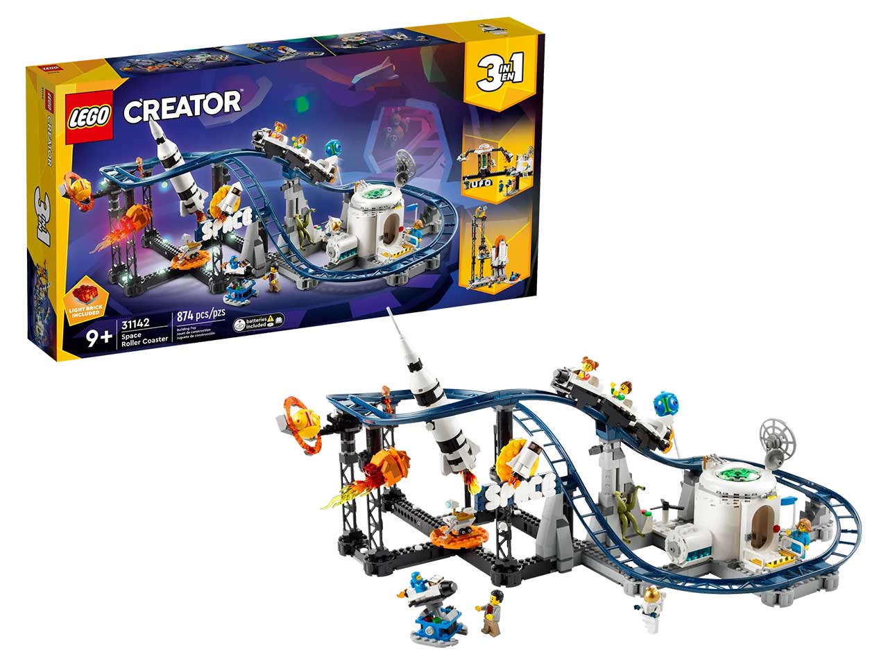 LEGO CREATOR MONTAGNE RUSSE SPAZI 31142