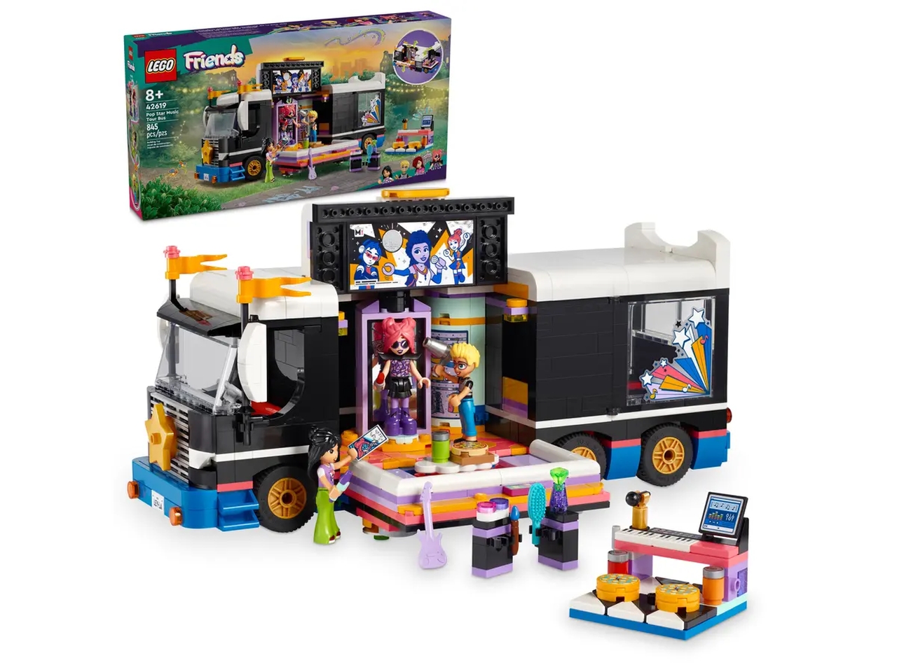 LEGO FRIENDS TOUR BUS POP STAR 42619