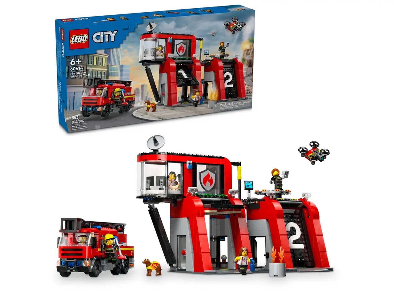 LEGO CITY FIRE CASERMA POMPIERI 60414