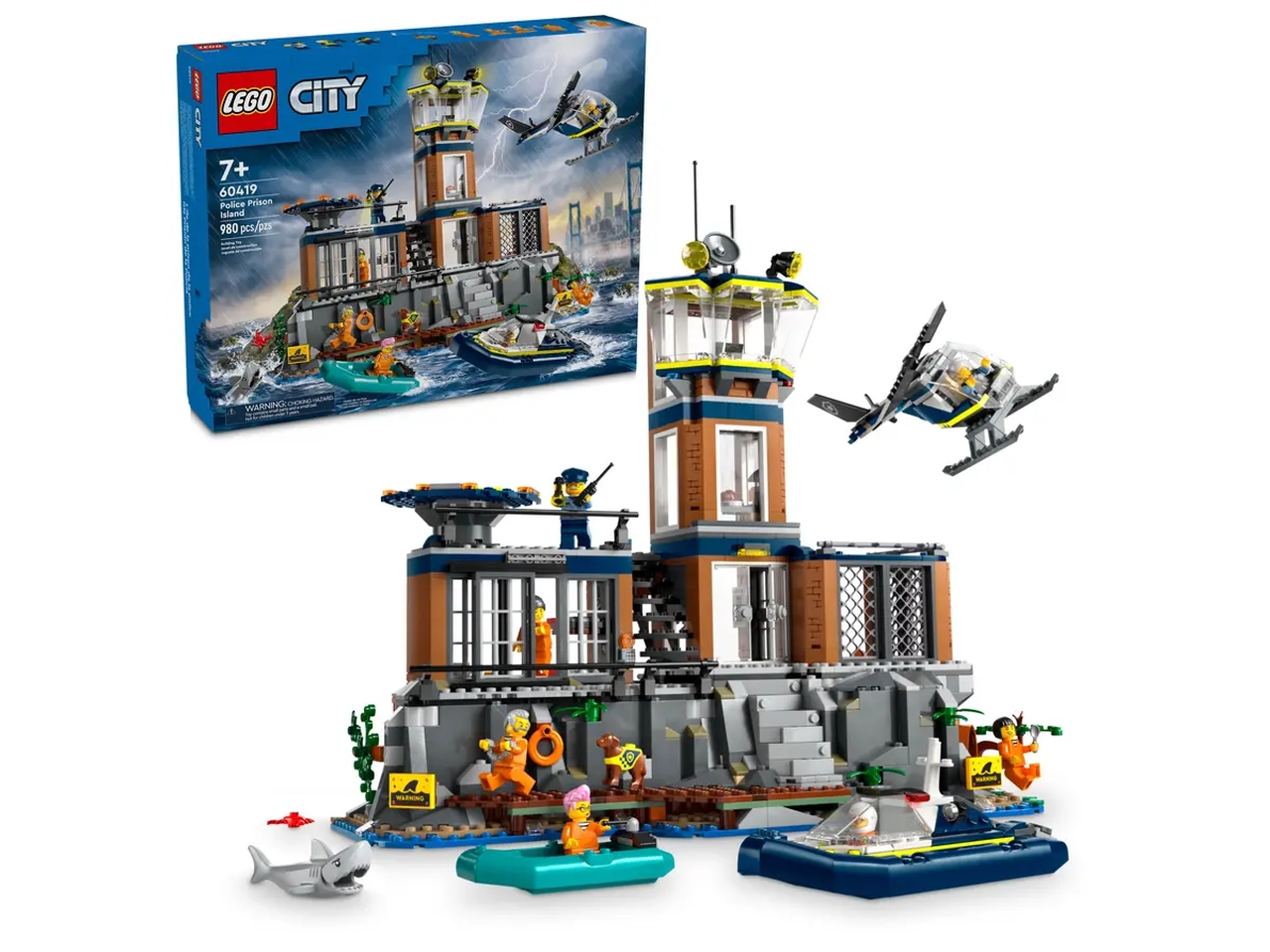 LEGO CITY POLICE PRIGIONE ISOLA 60419