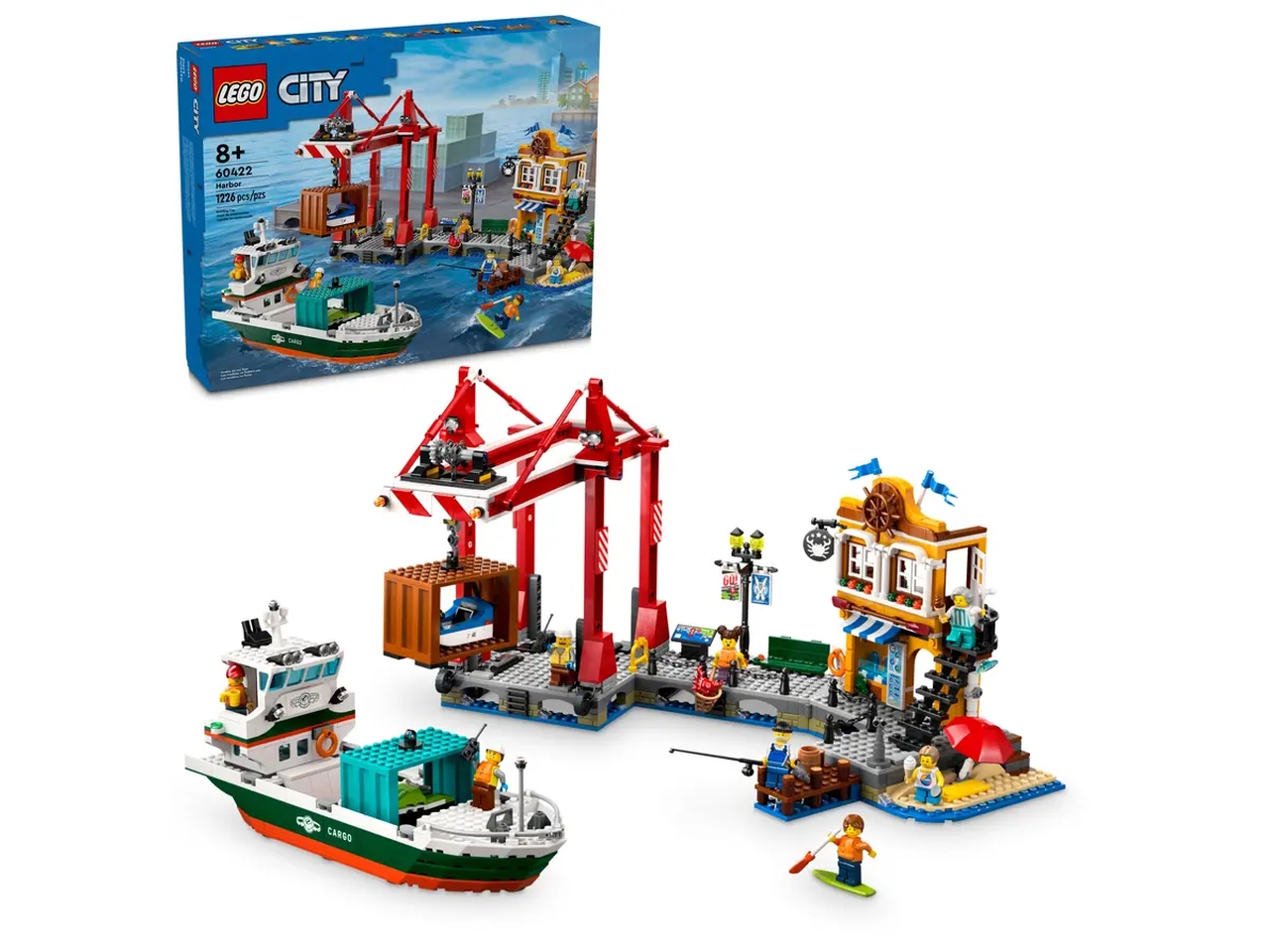 LEGO MY CITY PORTO E NAVE MERCI 60422