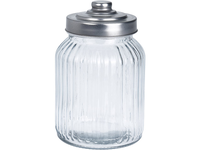VASO VETRO C/TAPPO METALLO CD1001380