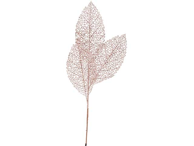 FOGLIA 79cm GLITTER ROSA YZA000370