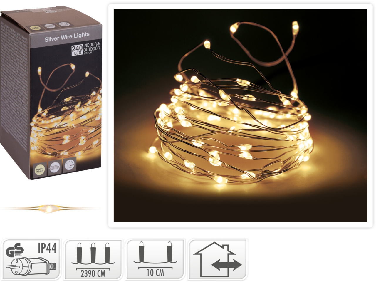 CATENA LUCI 240MLED B.CALDO U.E.AX4234120