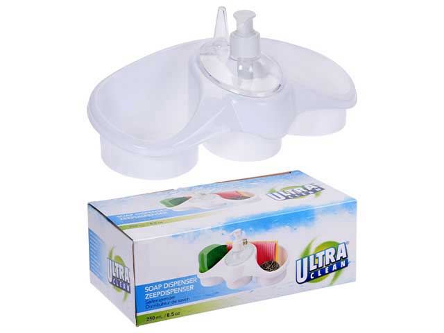 DIPSENSER SAPONE C/PORTA SPUGNA 010000020
