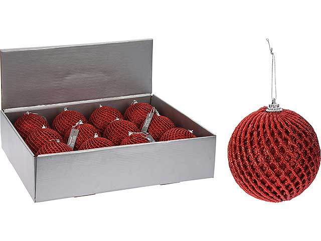 SFERA RETE D.10CM ROSSO CAA126480