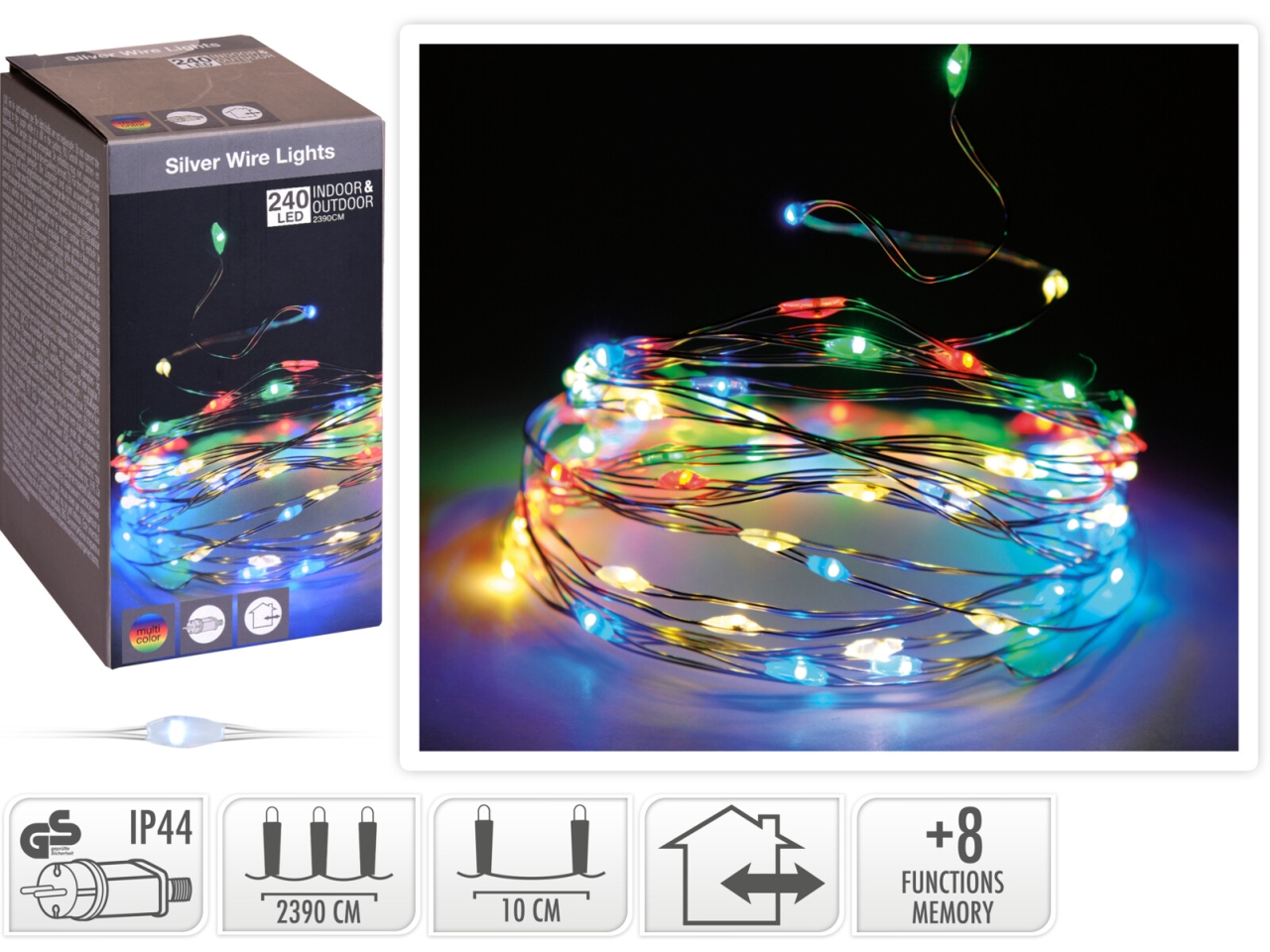 CATENA LUCI 240MLED M.COLOR U.E.AX4234520
