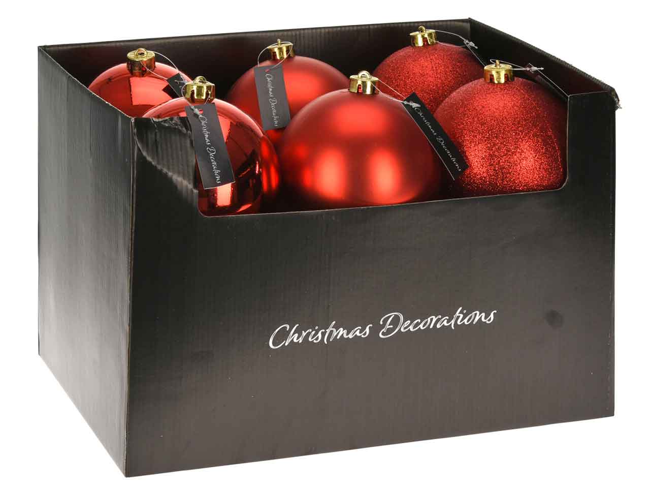 SFERA IN PLASTICA 14CM ROSSO ACS204020
