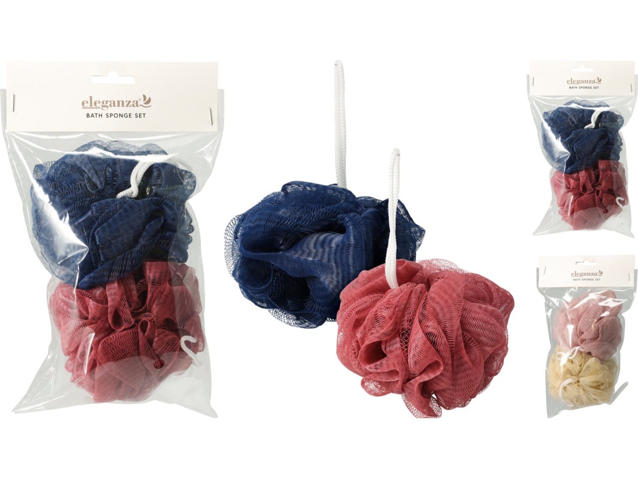 SPUGNE BAGNO RETE 11CM 2PZ 101003810