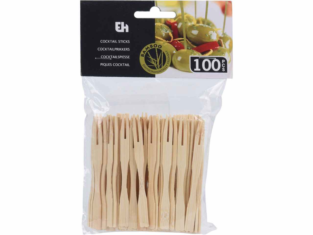 FORCHETTINE BAMBU 100pz 408200640