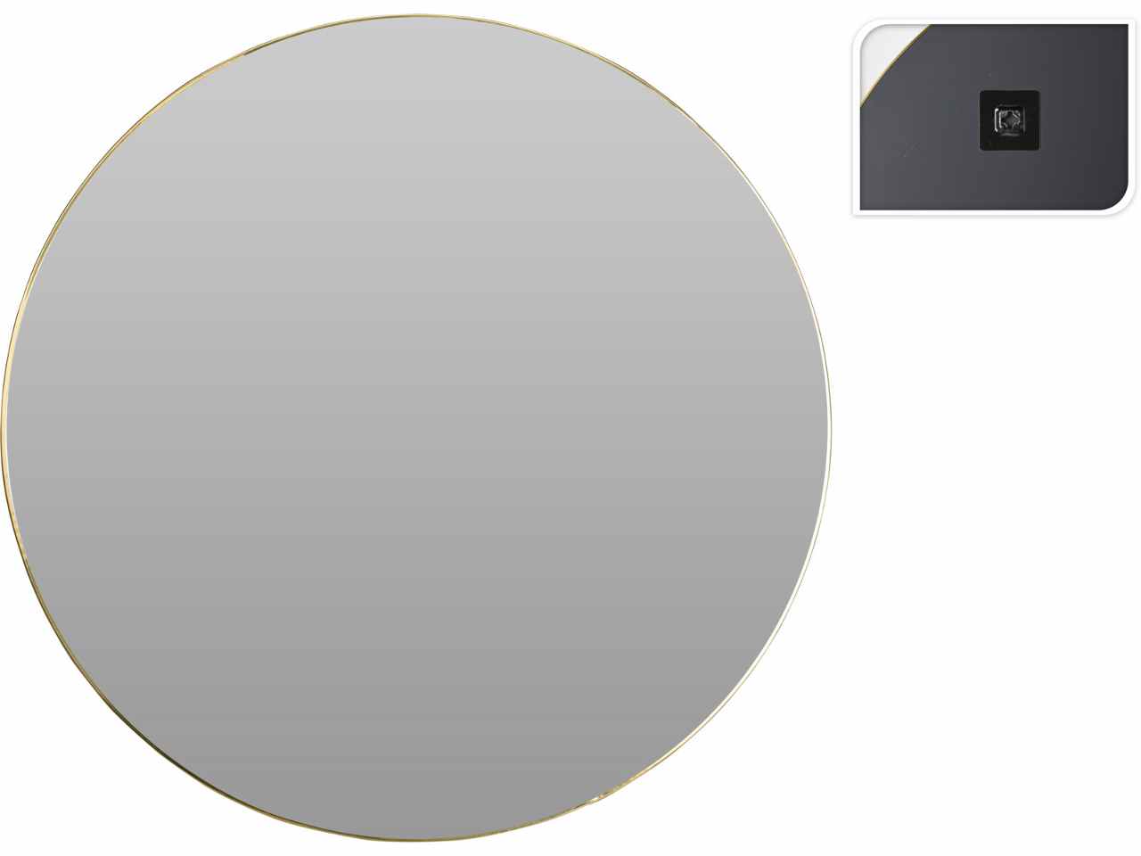 SPECCHIO VETRO FILO ORO 76cm C37008340 SPECCHIO VETRO FILO ORO 76cm C37008340