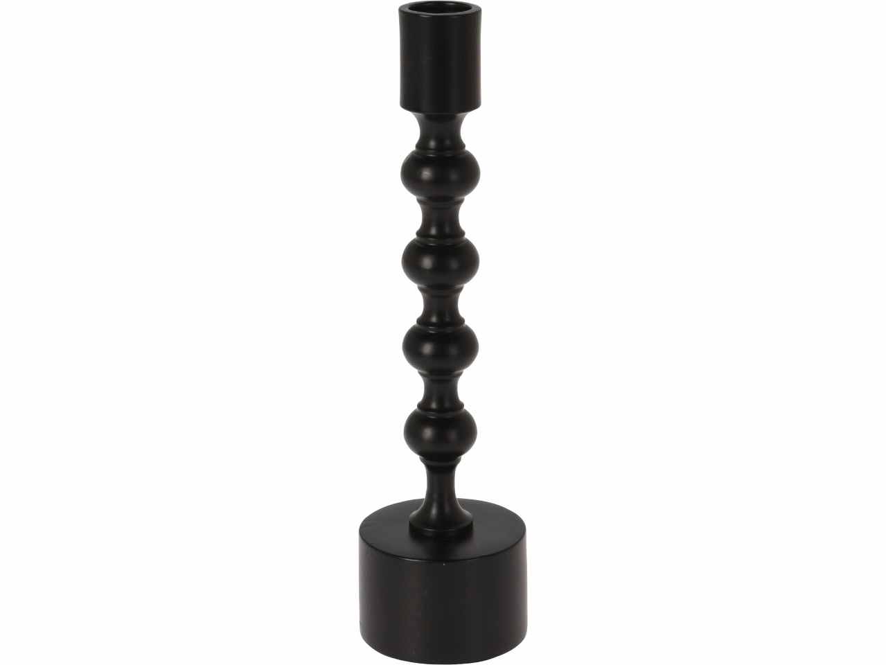 PORTACANDELA ALLUMINIO NERO 4 A98018020