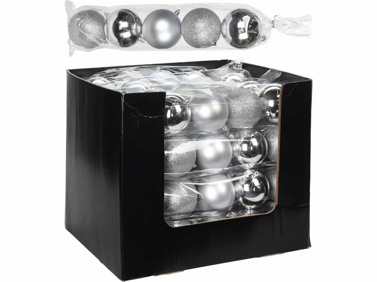 SFERA 5PEZZI 80MM ARGENTO ACS103210