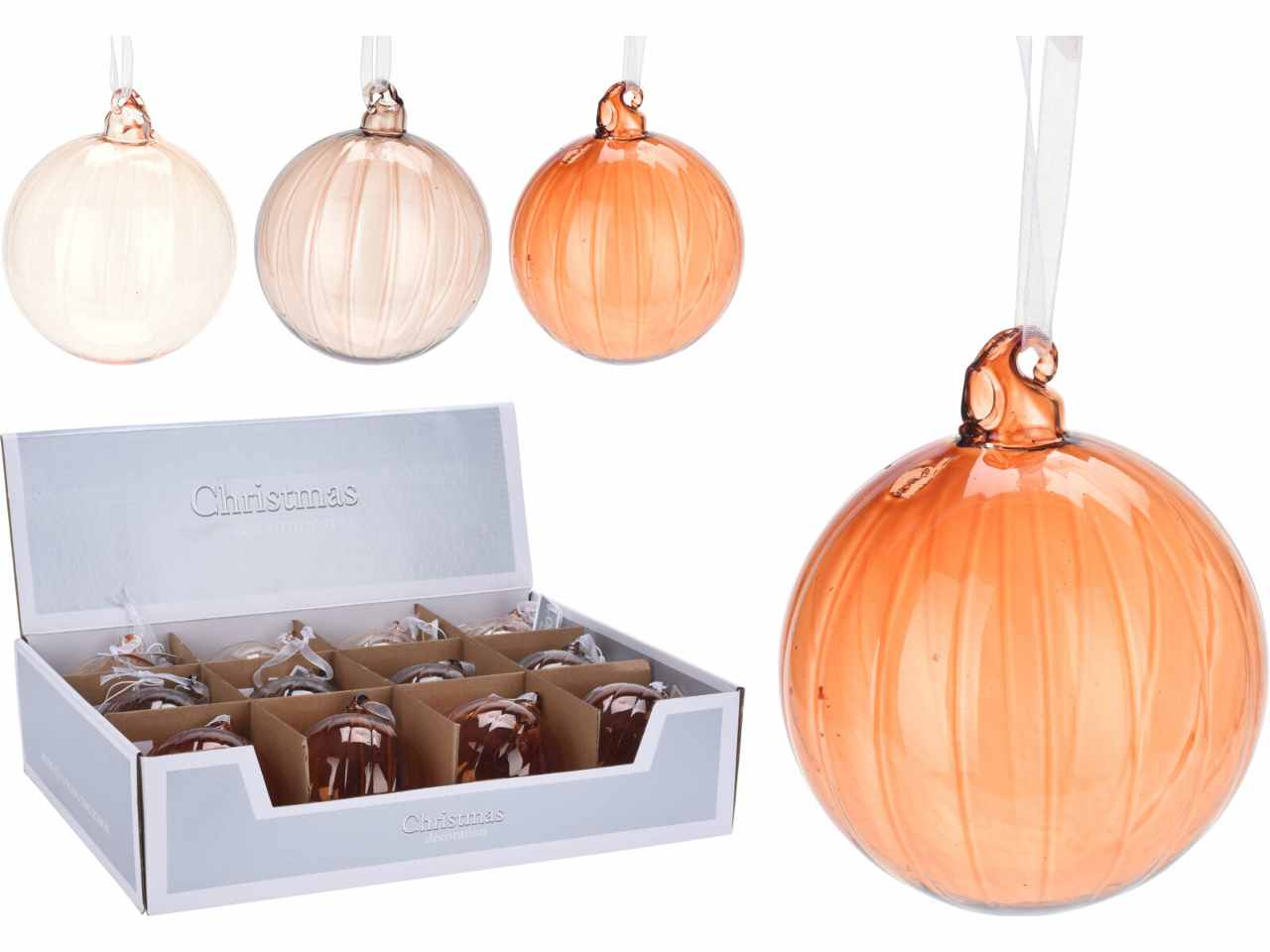 SFERA IN VETRO AMBER 8CM ABR705020