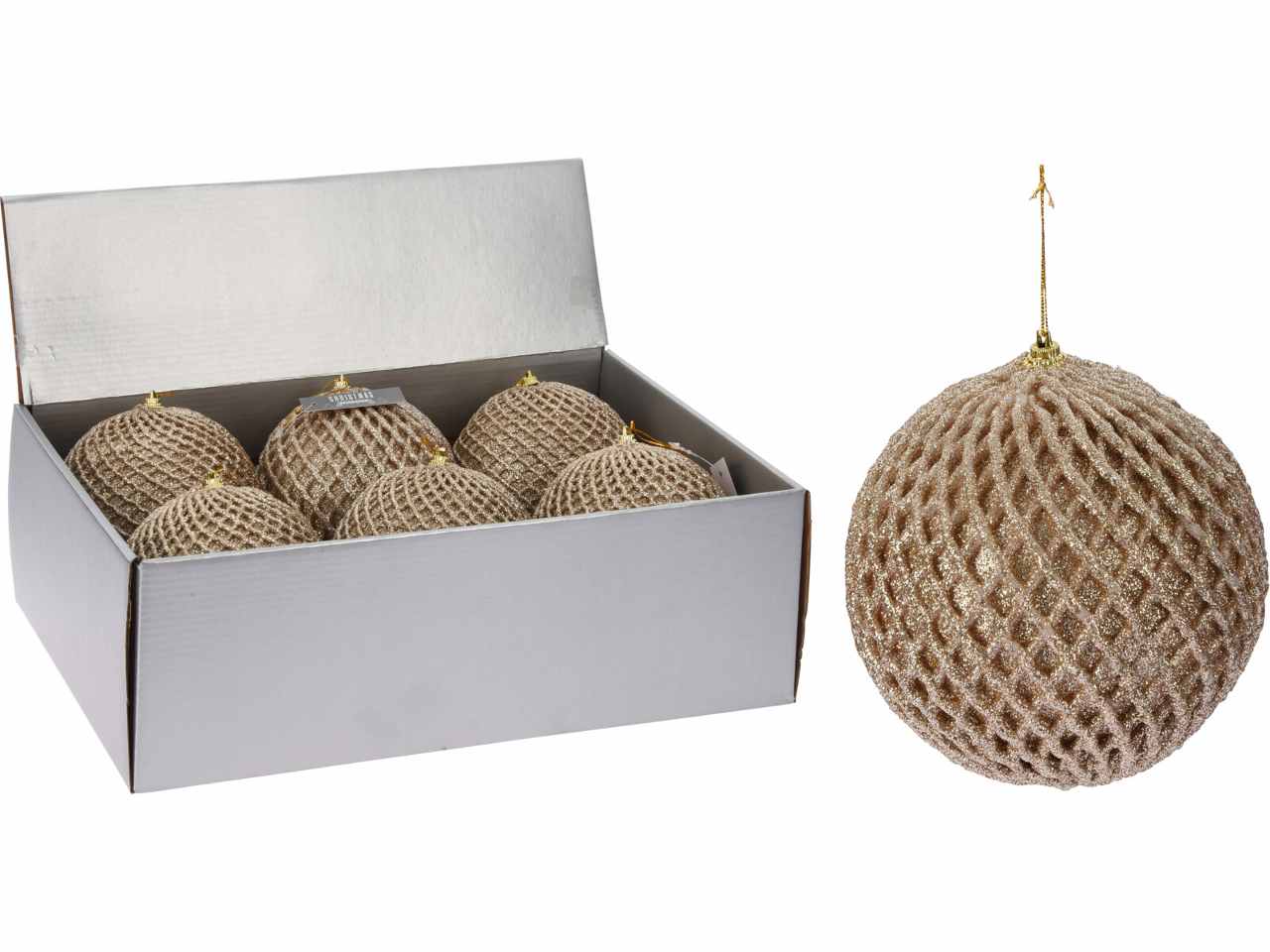 SFERA RETE D.12CM CHAMPAGNE CAA126520