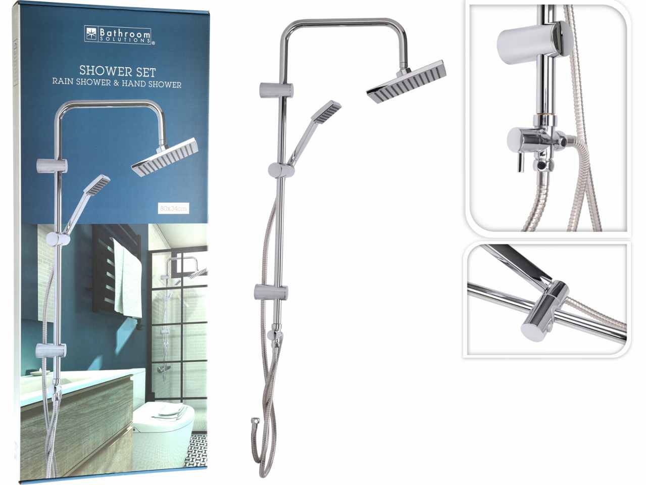 COLONNA DOCCIA 150CM CROMATA CF6000010