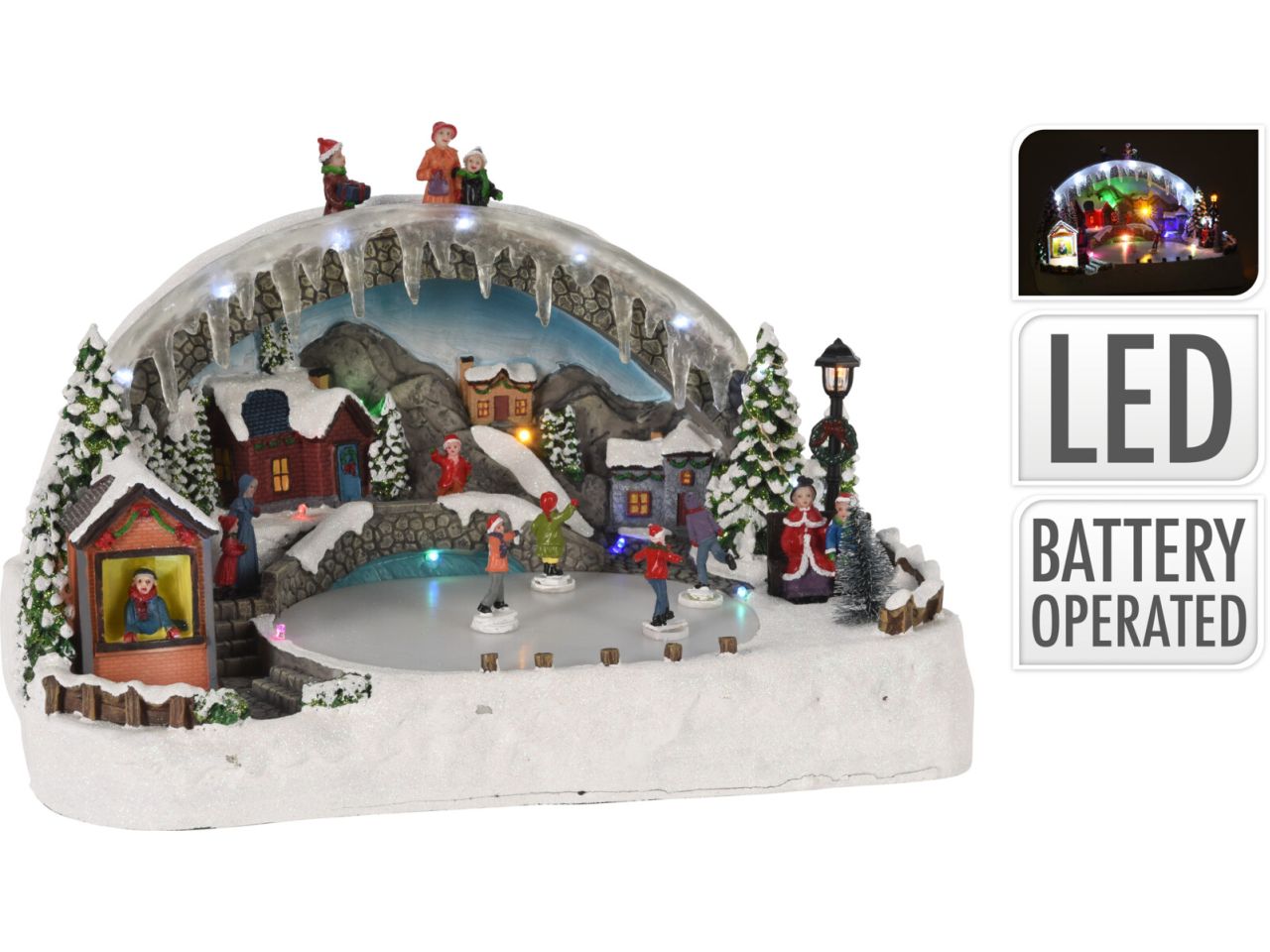 GIOSTRINA NATALIZIA CON LED M ACD911050
