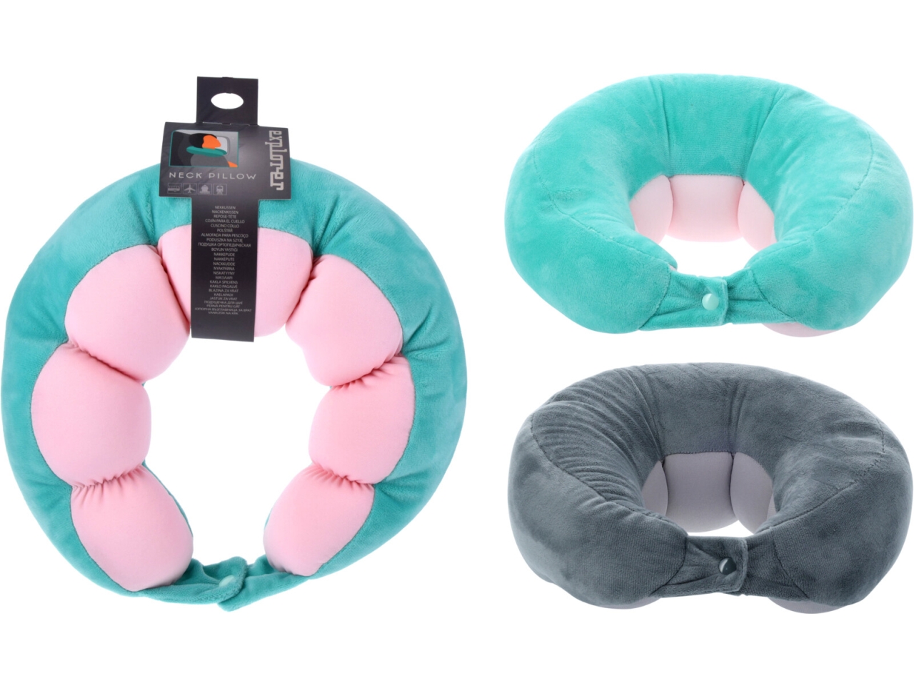 CUSCINO COLLO 29X31X10CM 2ASS C46920020