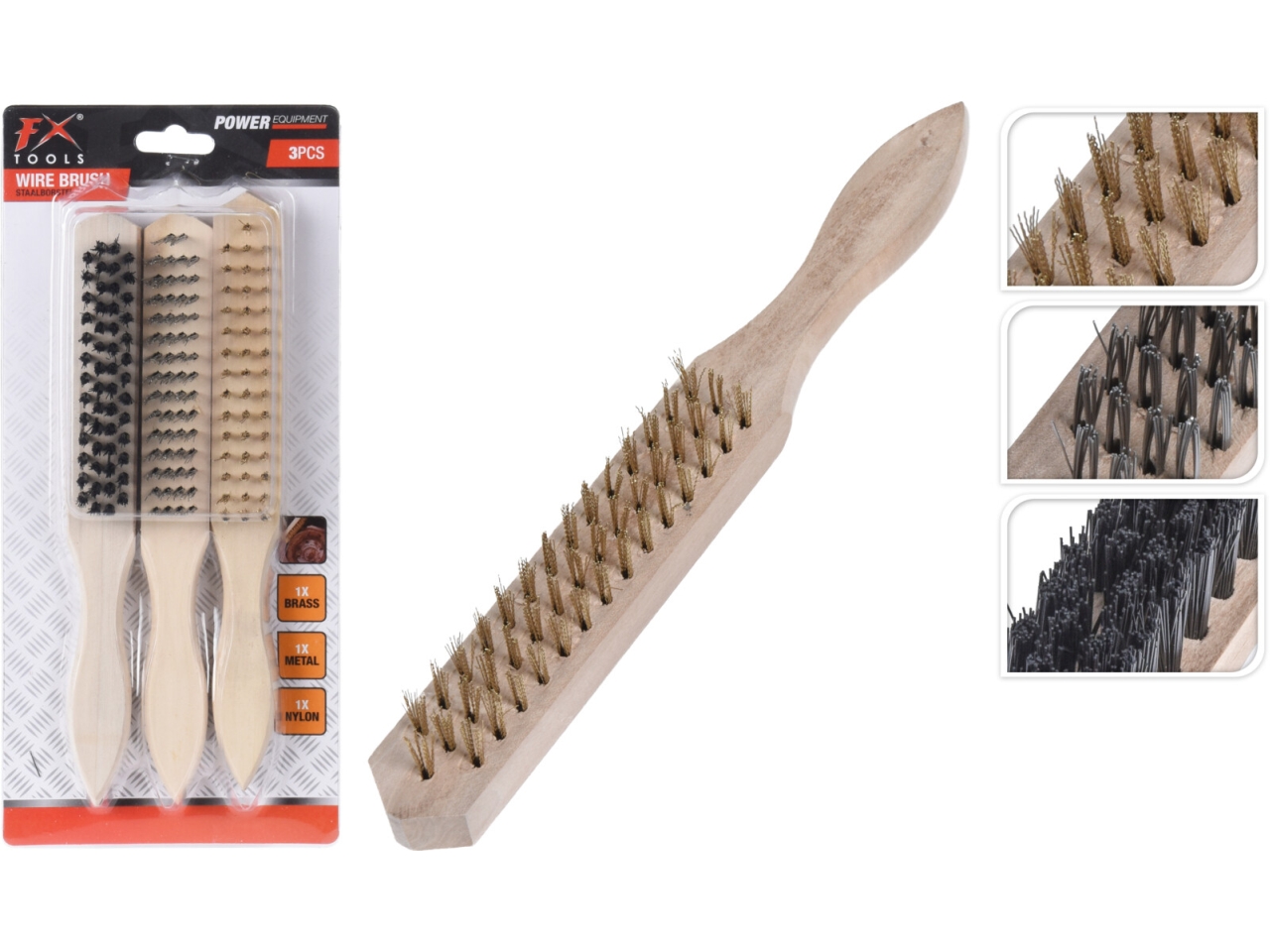 3 SPAZZOLE METALLICHE CR1000540