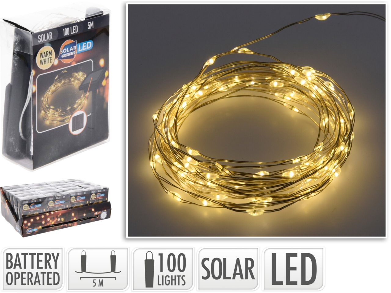 100 MICROLED CALDO SOLARE CZ6540010