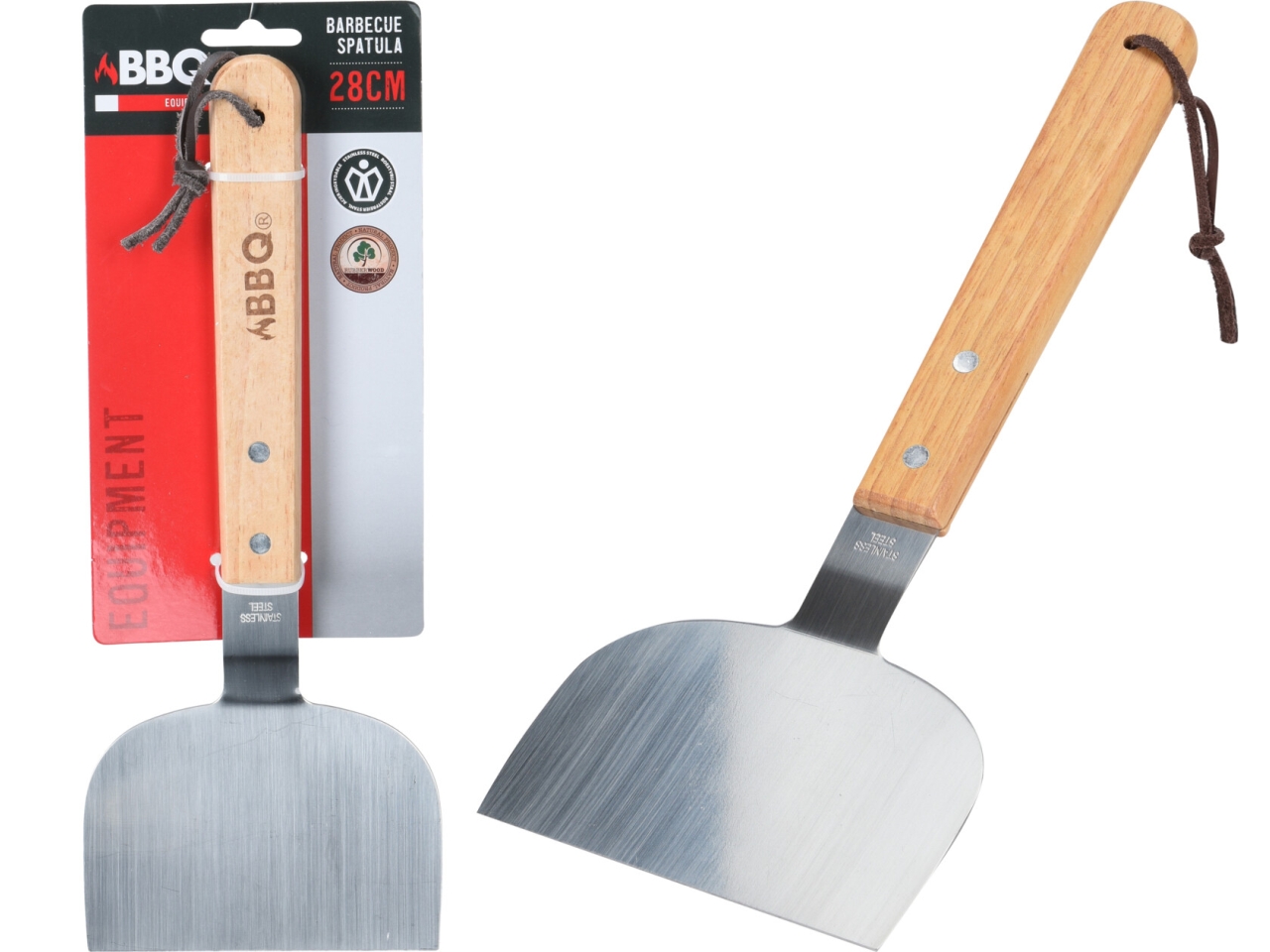 SPATOLA BBQ INOX 28X12CM YL7900650