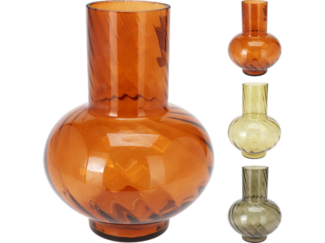 VASO IN VETRO 17X23CM 3COL AAE440970 VASO IN VETRO 17X23CM 3COL AAE440970