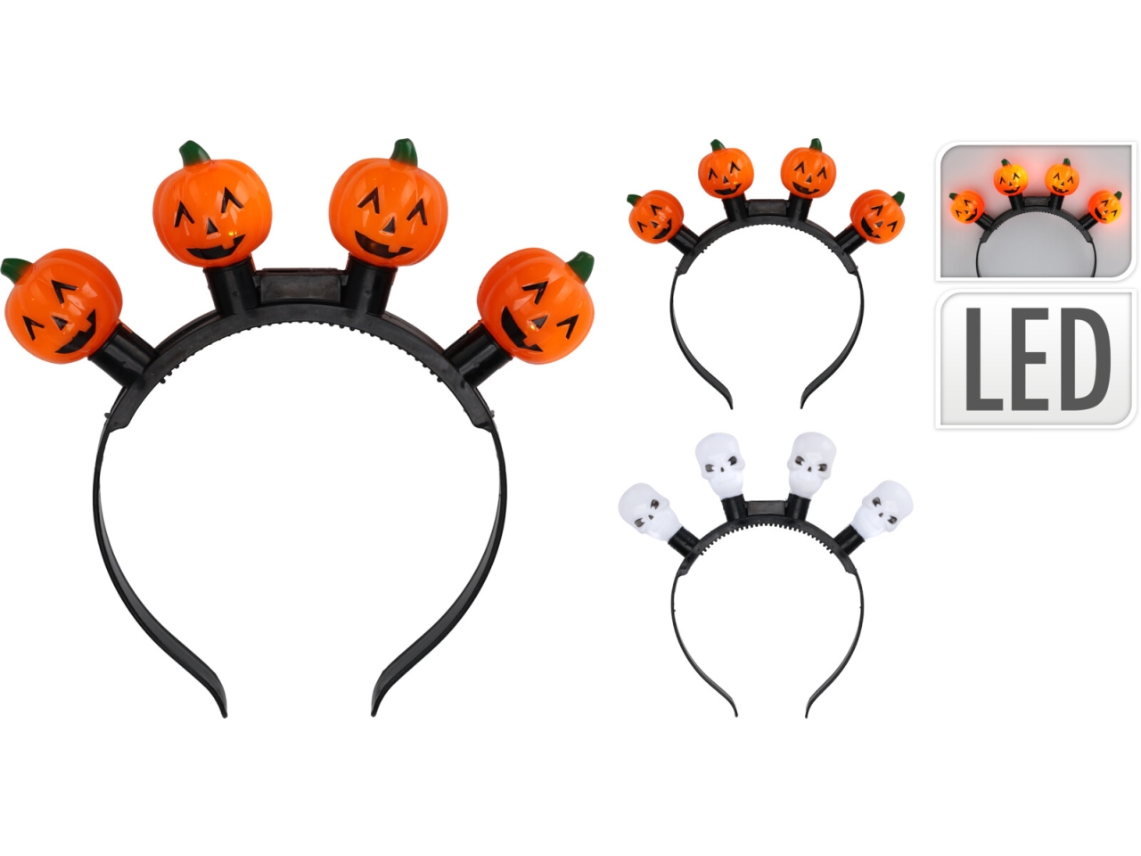 CERCHIETTO HALLOWEEN C/LED 491663490