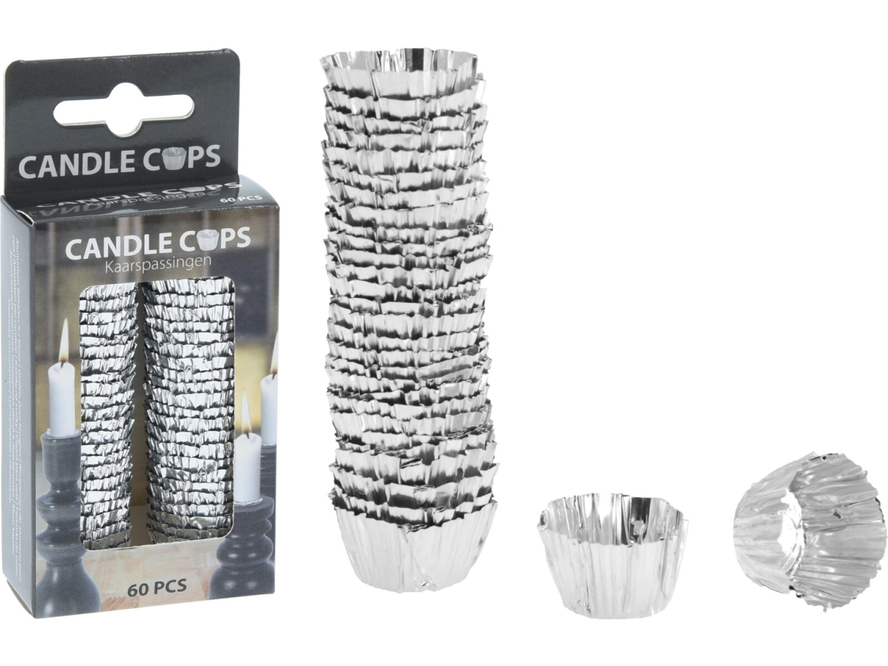 P.CANDELE ALLUMINIO 60 PZ 159999040 P.CANDELE ALLUMINIO 60 PZ 159999040