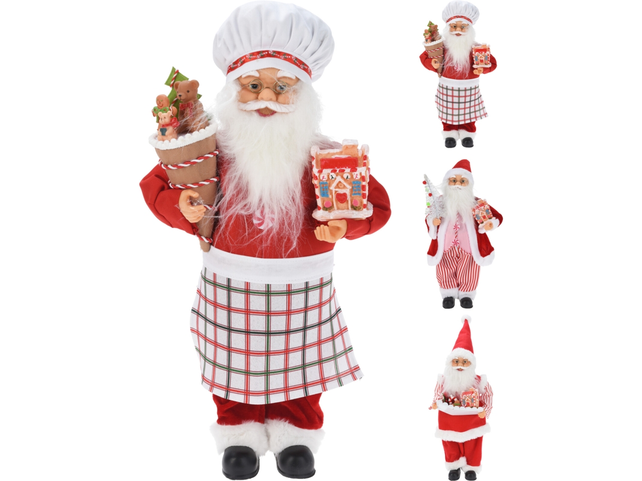 BABBO NATALE CUOCO 45CM 3ASS ADJ000050