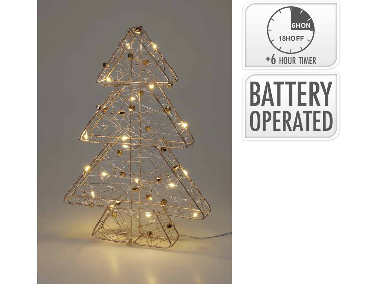 ALBERELLO FILO ORO21X30 20LED AMZ104350