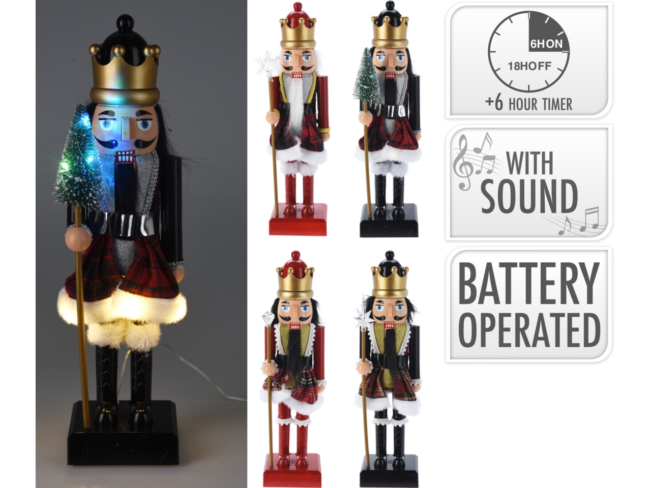 SCHIACCIANOCI 12X40 LED 4ASS. AZX000110