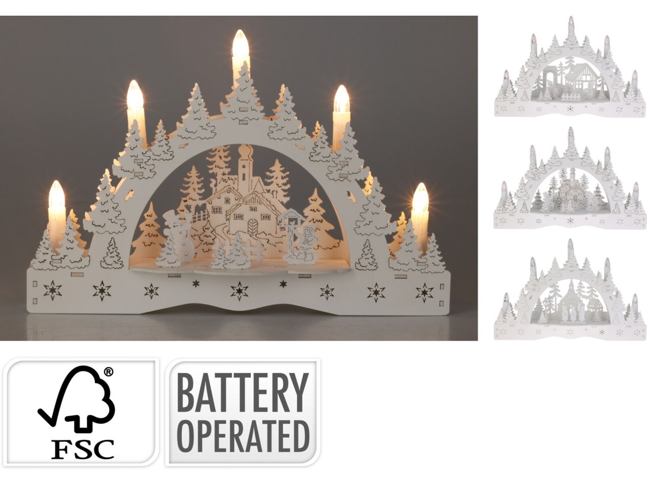 SCENARIO NAT. 35CM C/LED 3ASS GR9121580