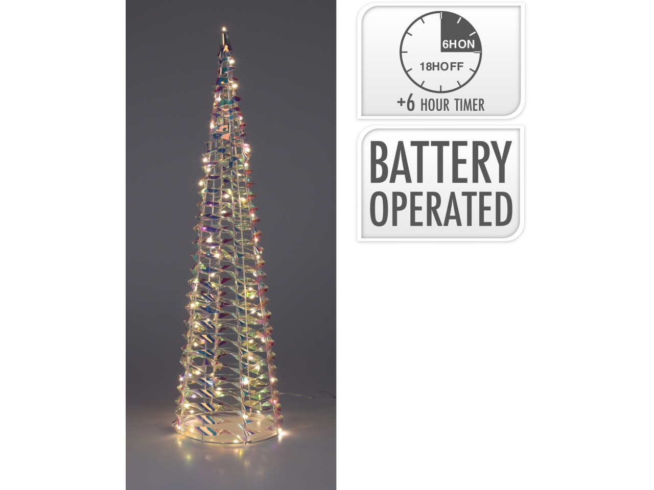 CONO LUMINOSO 60CM CON LED AMZ112410
