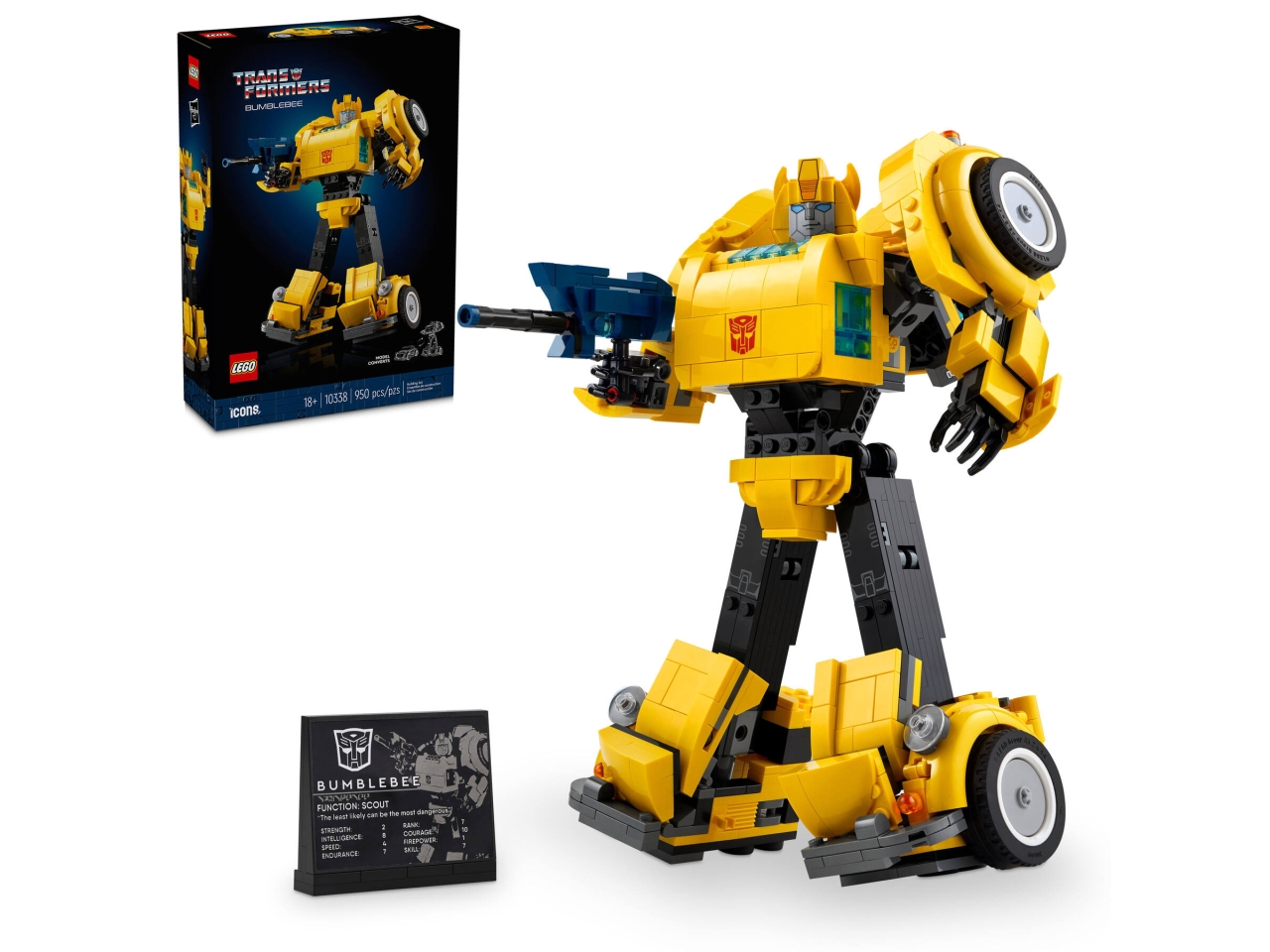 LEGO ICONS TRANSFORMERS BUMBLEBEE 10338