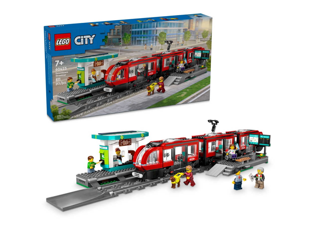 LEGO CITY TRAINS TRAM E FERM. 60423