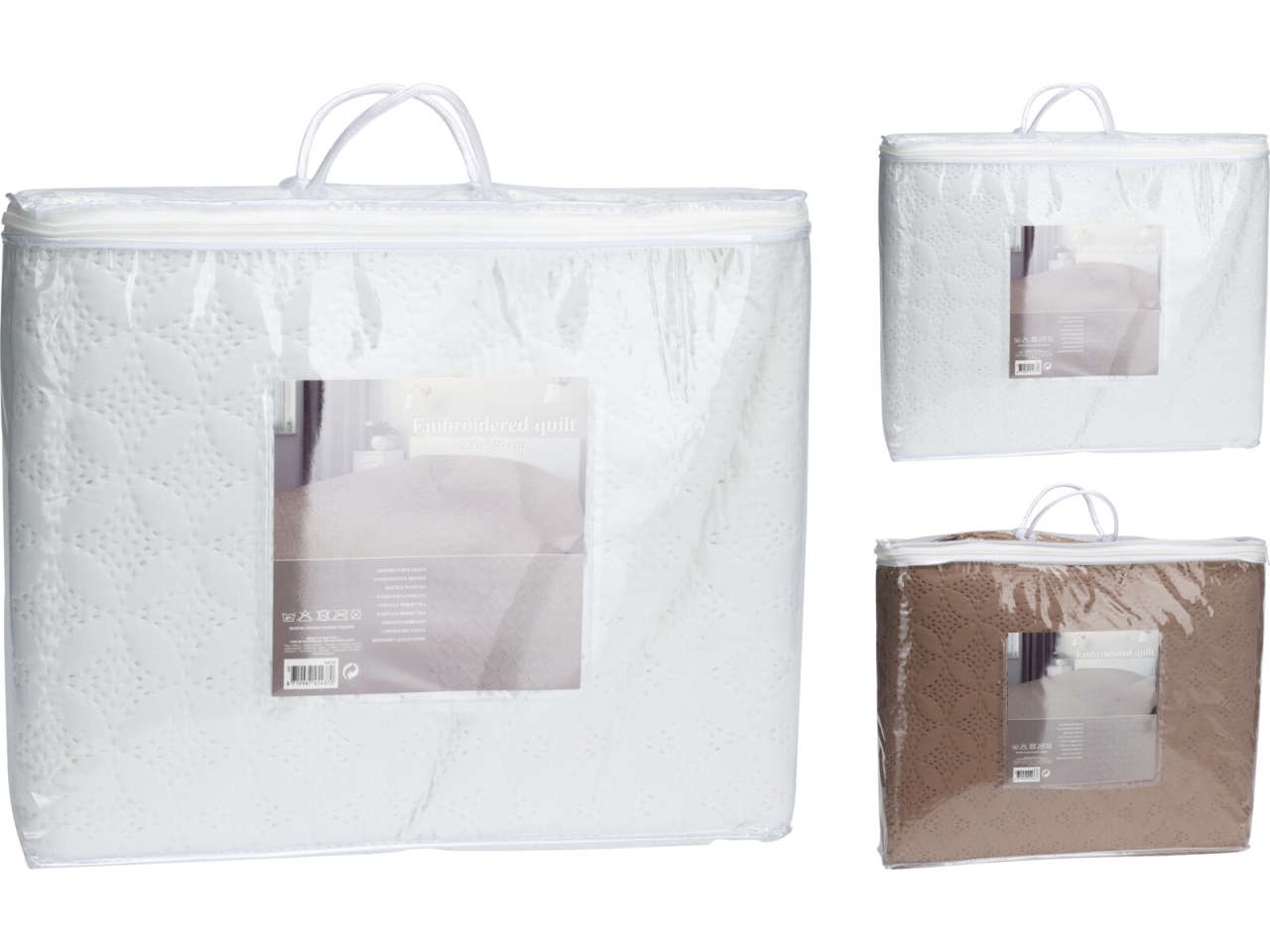 COPERTA CON RICAMO 1PIAZZA E MEZ C37570275 COPERTA CON RICAMO 1PIAZZA E MEZ C37570275