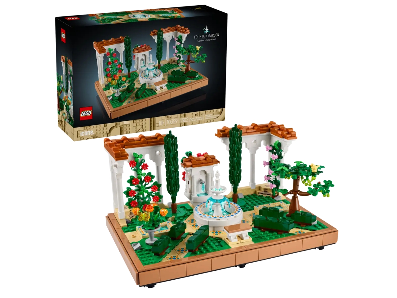 LEGO ICONS IL GIARDINO DELLA FONTANA 10359