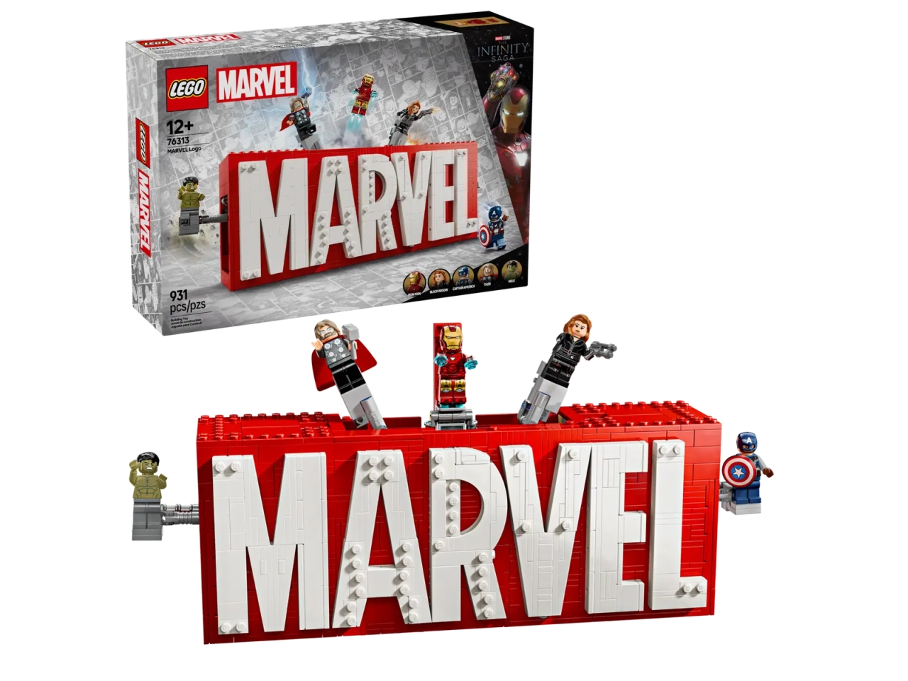 LEGO SUPER HEROES LOGO E MINI. 76313