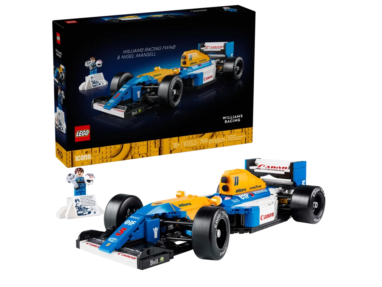 LEGO ICONS WILLIAMS F14B 10353
