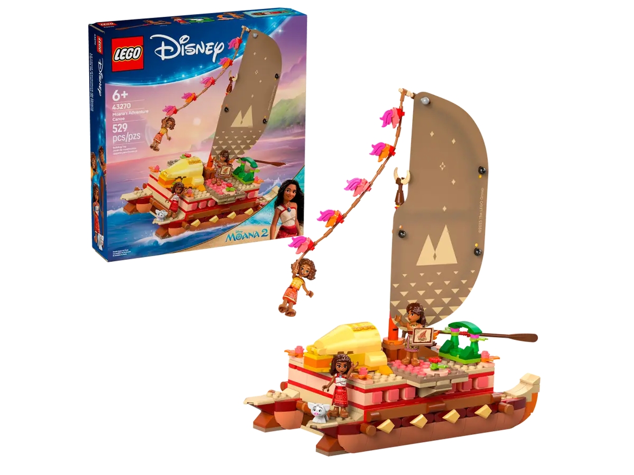LEGO PRINCESS LA CANOA DI VAIANA 43270
