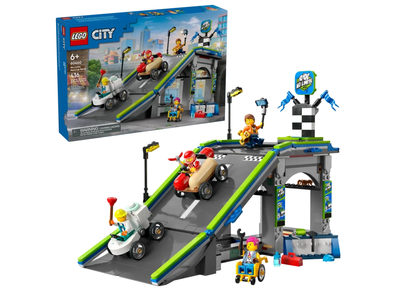 LEGO CITY GREATV.GARA SULLA PISTA 60460