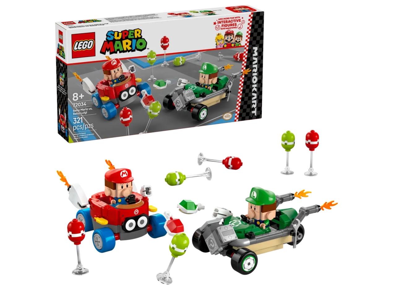 LEGO SUPER MARIO BABY MARIOVSBABY LUIGI 72034