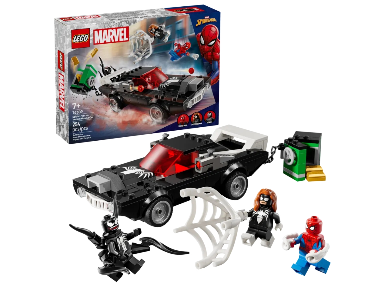 LEGO SUPER HEROES SPIDERMAN VS MUSCLE CAR 76309