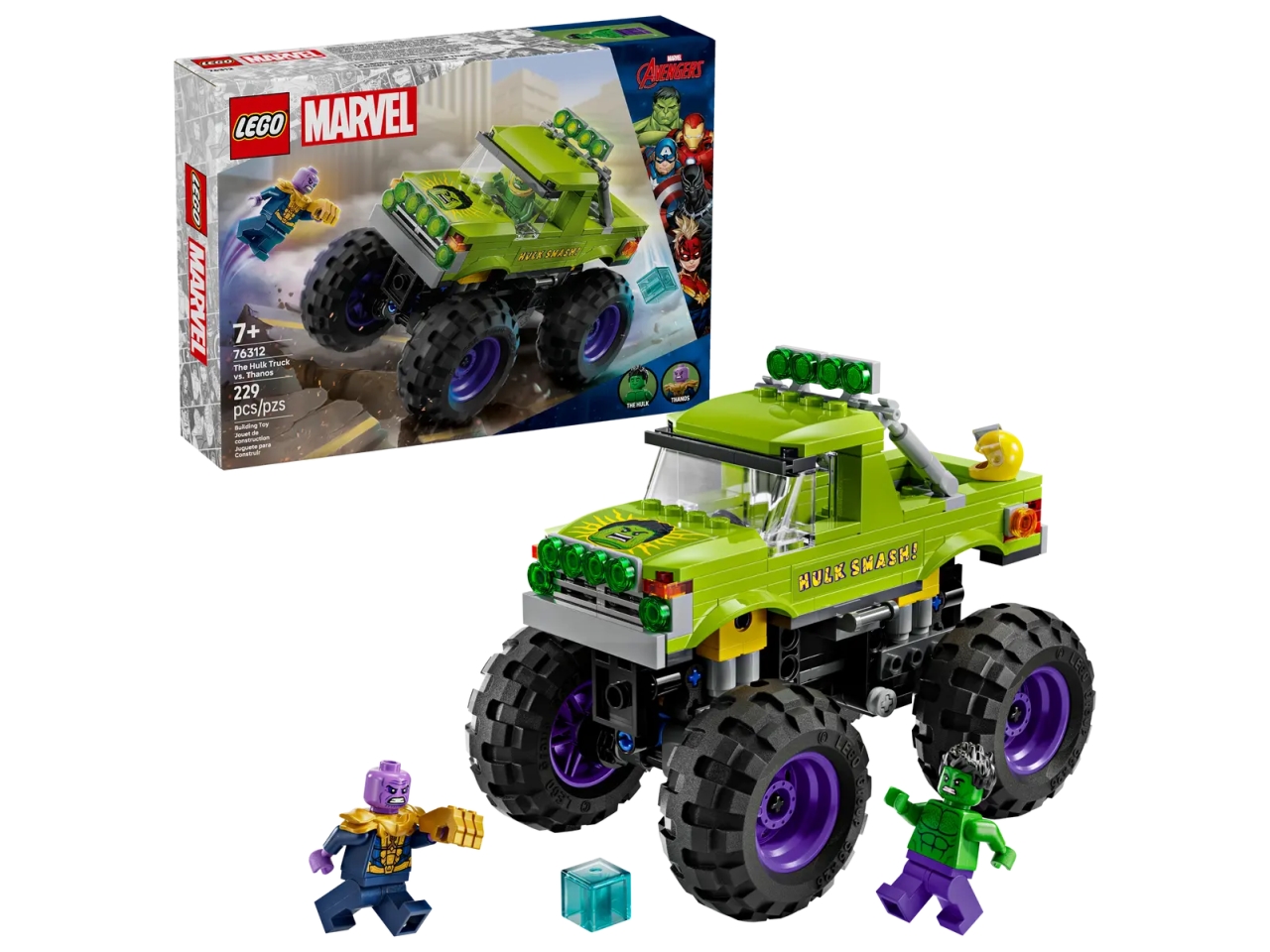 LEGO SUPER HEROES TRUCK DI HULK VS THANOS 76312