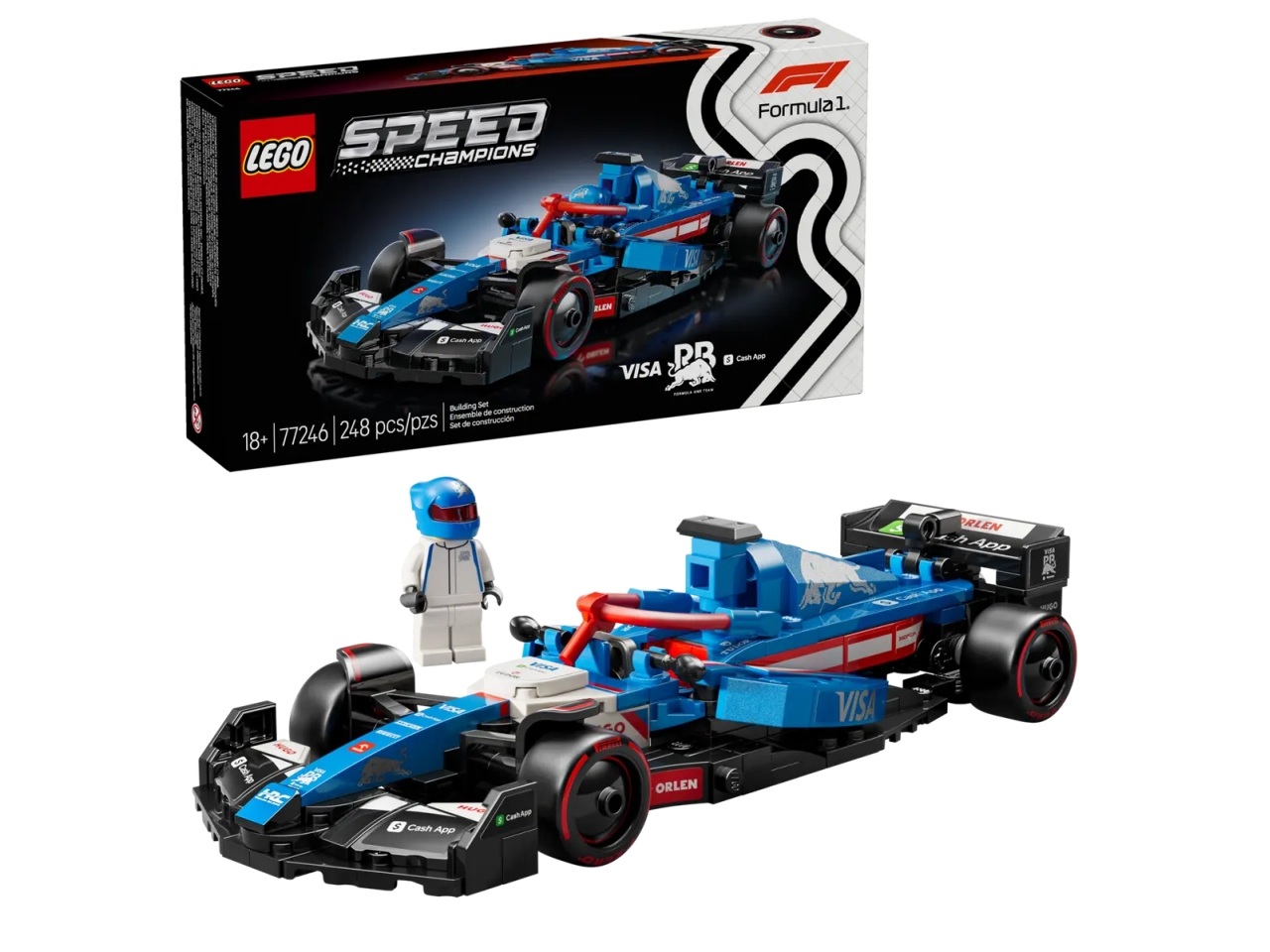 LEGO SPEED CHAMPIONS VISA CASH APP RB VCARB 77246