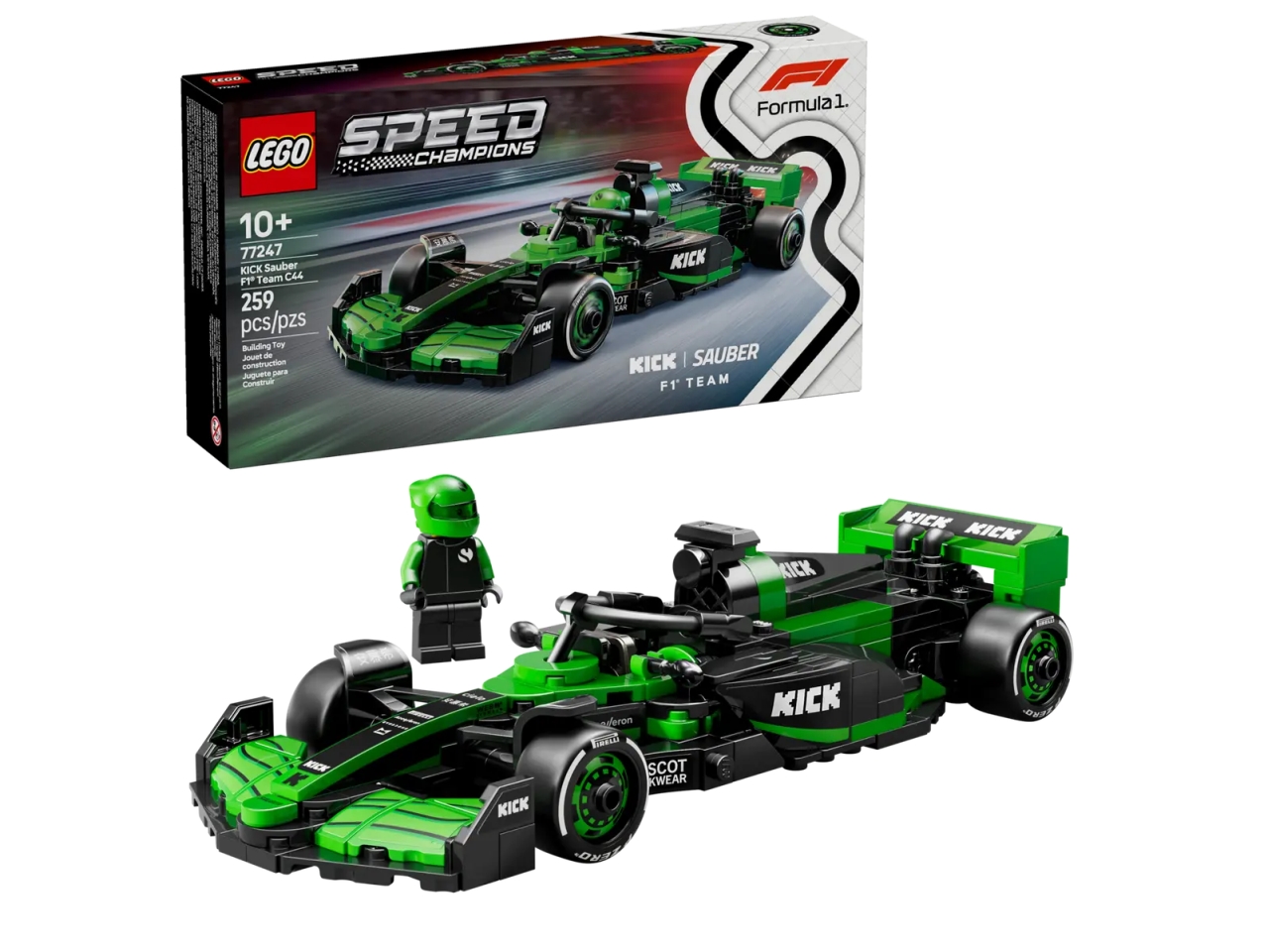 LEGO SPEED CHAMPIONS KICK SAUBER F1 TEAM C44 77247