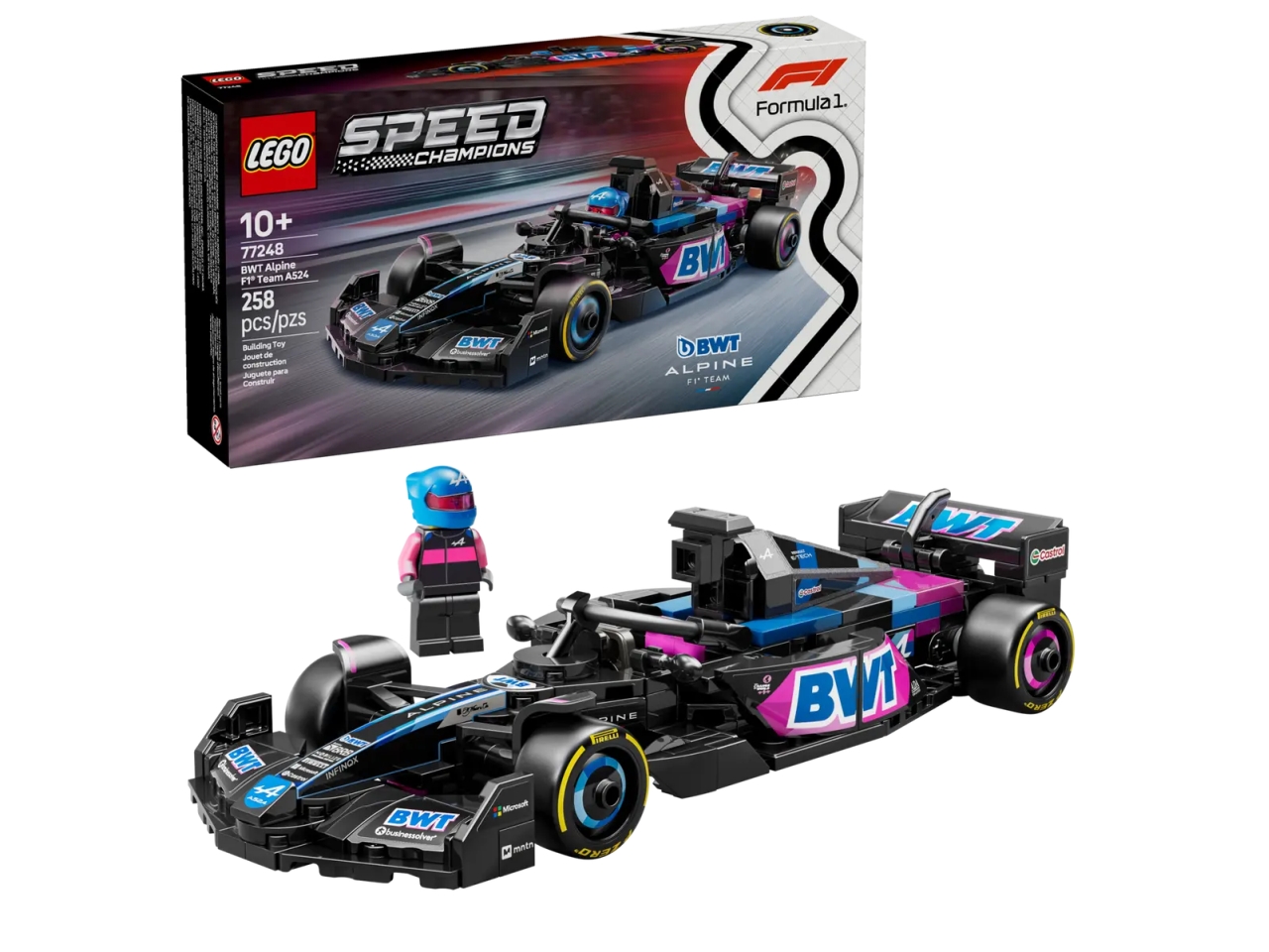 LEGO SPEED CHAMPIONS BWT ALPINE F1 TEAM A524 77248